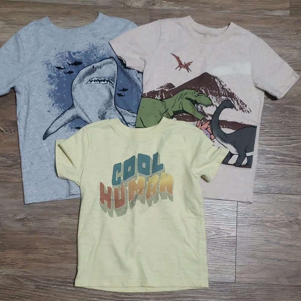 Lot Of 3 Assorted Kids Graphic Tee - Unbranded